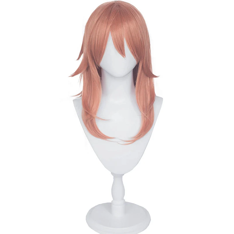 【Ready For Ship】DokiDoki  Manga Cosplay Wig Long Straight Orange Halloween - Image 4