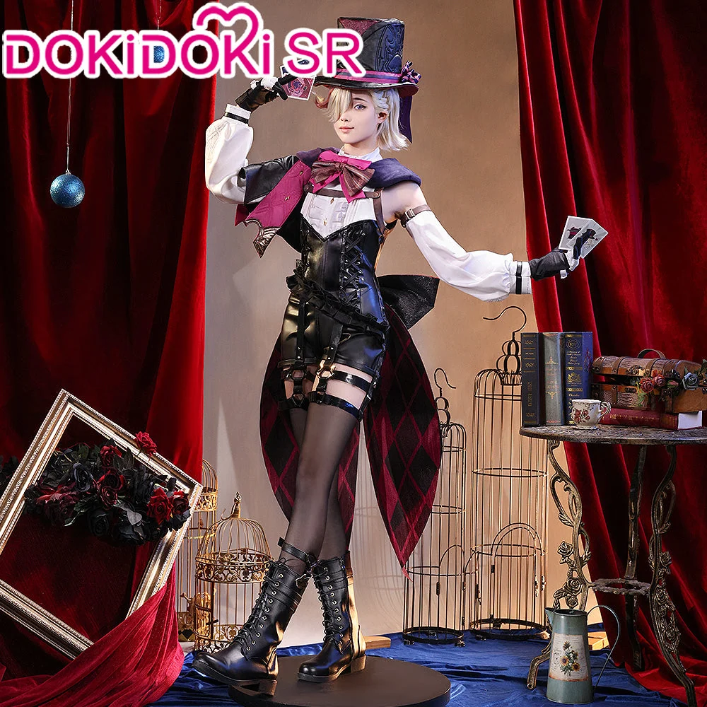 【US/EU LOCAL SHIPPING 】DokiDoki-SR Game Genshin Impact Cosplay Fontaine Lyney Costume - Image 3