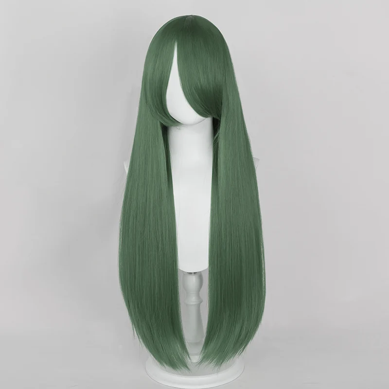【Last Batch】【Ready For Ship】【Matte Wig】Dokidoki Universal Wig Pink/Red/Blond/Orange/Blue/Green/Purple/White 80 CM Long Straight Wig - Image 7