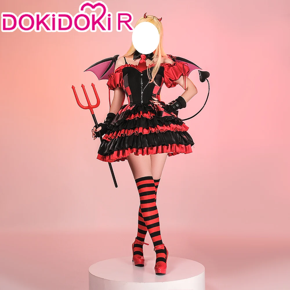 【US LOCAL SHIPPING 】【Last Batch】DokiDoki-R Anime Cosplay Costume Halloween Red Black Devil - Image 3