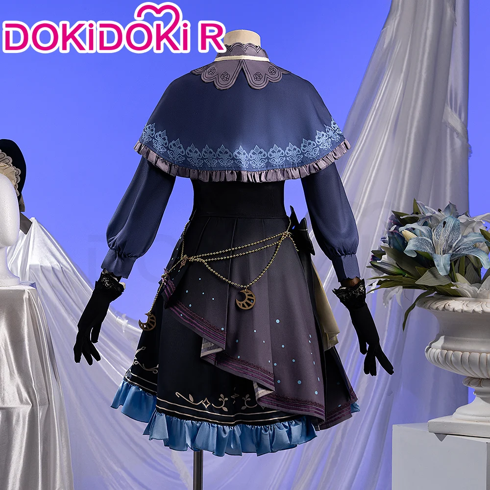【Size M-2XL】DokiDoki-R Game Cosplay Short Black Dress Costume Twilight Draw - Image 3