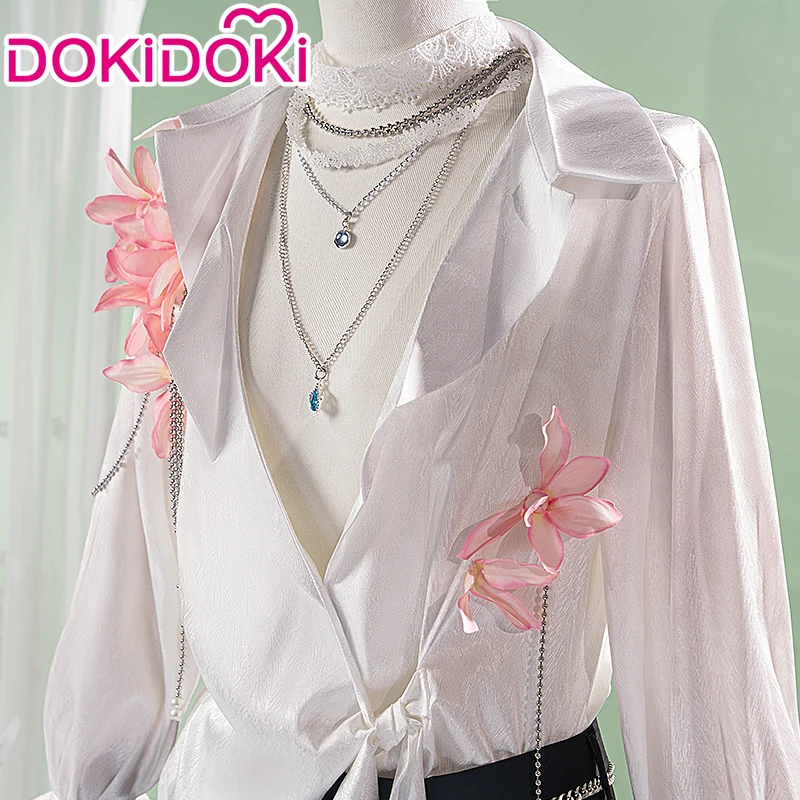 【In Stock】【Size M-3XL】 DokiDoki-N Game Love And Deepspace Cosplay Sylus / Xavier / Zayne / Rafayel  / Caleb Costume Spring and Flowers Tops Only - Image 5