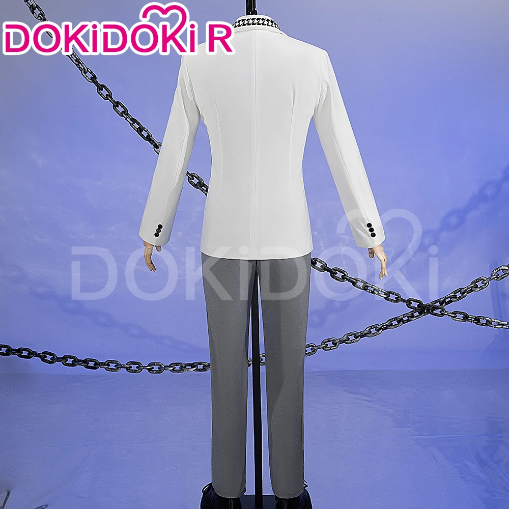 【Partially Ready For Ship】【Size S-2XL】DokiDoki-R Anime  Cosplay  Costume White Suit - Image 3