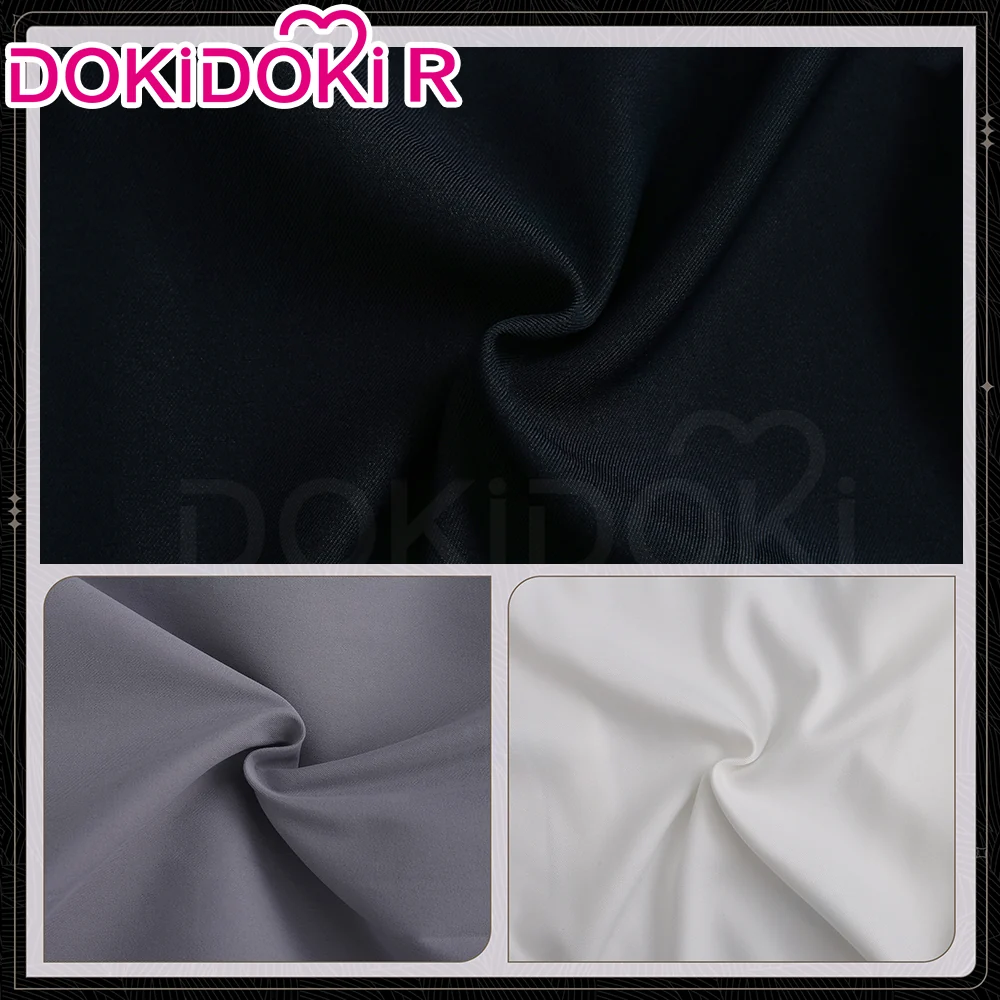 【 Ready For Ship】【Size S-2XL】Dokidoki-R Anime Cosplay Black White Costume Japanese Kimono - Image 3