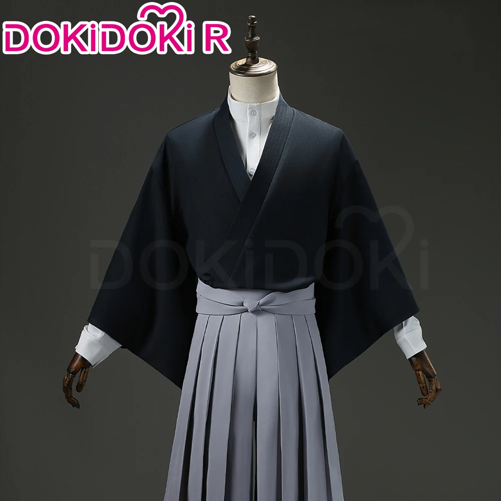 【 Ready For Ship】【Size S-2XL】Dokidoki-R Anime Cosplay Black White Costume Japanese Kimono - Image 4