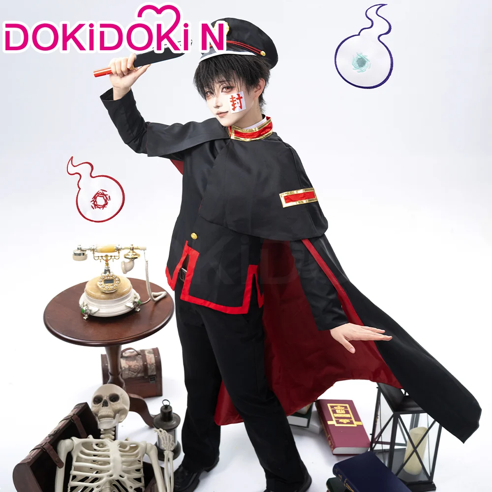 【In Stock】【Size S-2XL】DokiDoki-N Anime Cosplay Cosplay Men Halloween Black Uniform - Image 2
