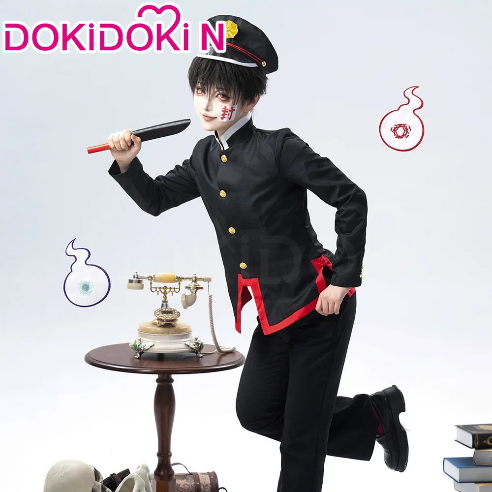 【In Stock】【Size S-2XL】DokiDoki-N Anime Cosplay Cosplay Men Halloween Black Uniform - Image 4