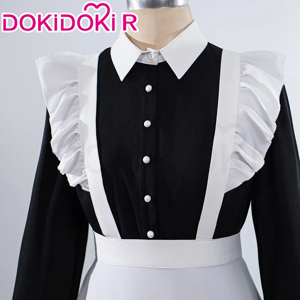 【Size S-2XL】DokiDoki-R Anime Cosplay Costume Maid Dress - Image 2