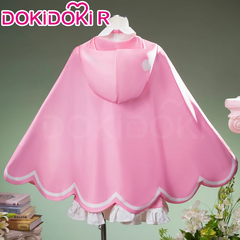 【Size S-3XL】DokiDoki-R Anime Cosplay Costume Pink White Dress - Image 2