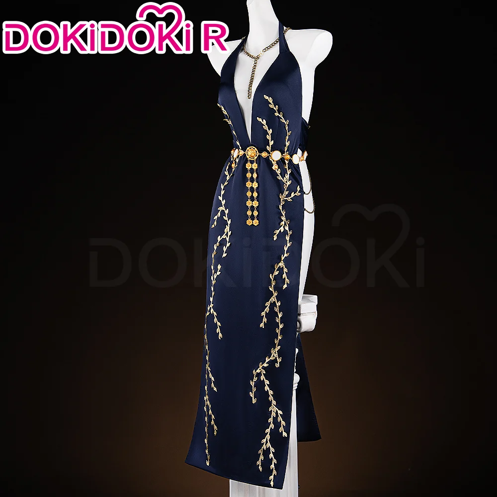 【Ready For Ship】【Size S-2XL】DokiDoki-R Game Cosplay Costume Blue Dress - Image 8