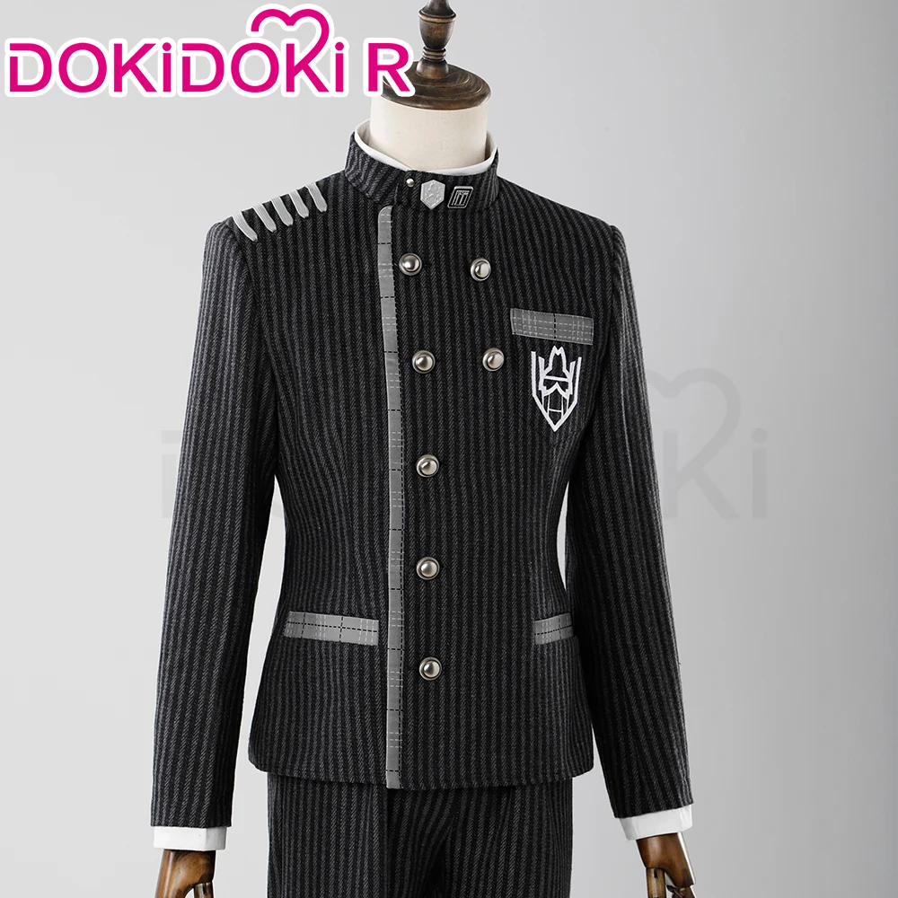 【Partially Ready For Ship】【Size S-2XL】DokiDoki-R Game Cosplay Costume Halloween Black Uniform - Image 3