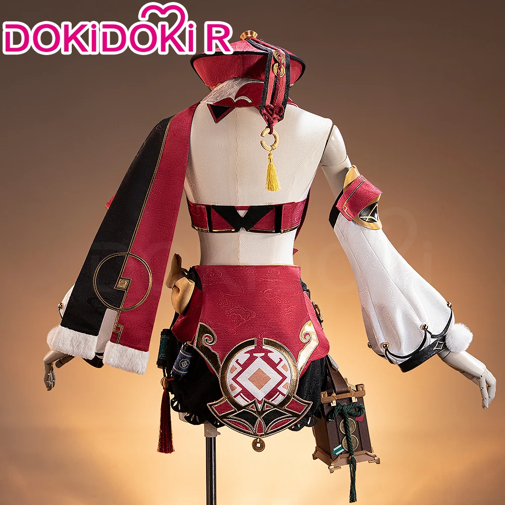 【Size S-2XL】DokiDoki-R Game Genshin Impact Cosplay Yanfei Costume Yan Fei - Image 2