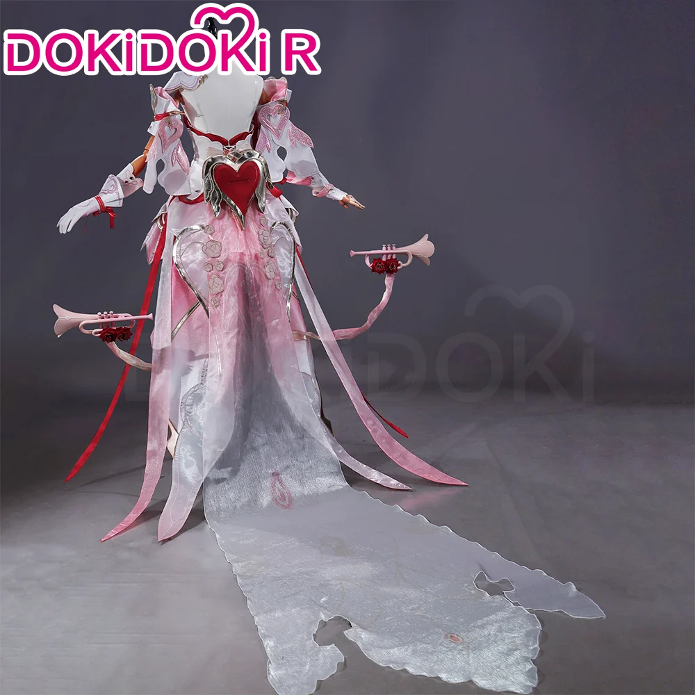【Size S-2XL】DokiDoki-R Game Honkai Impact 3rd Cosplay Elysia Costume Messenger of Love - Image 5