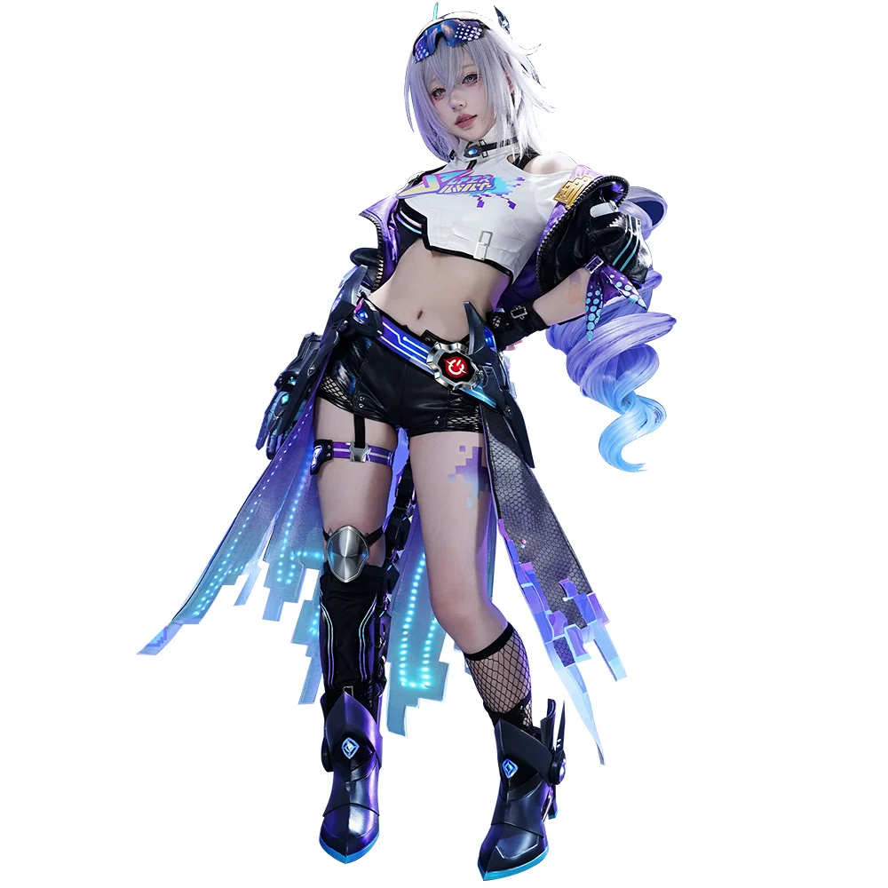 【Size S-2XL】 DokiDoki-R Honkai: Star Rail Cosplay Silver Wolf SP Costume Planarcadia - Image 5