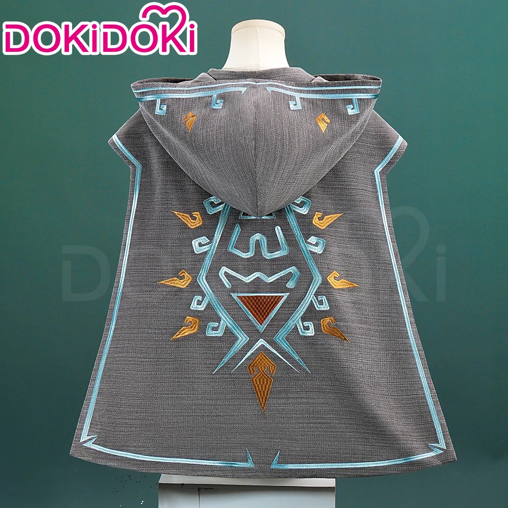 【Ready For Ship】【Last Batch】【Size S-3XL】DokiDoki Game Cosplay Costume Grey Cape Cloak - Image 2