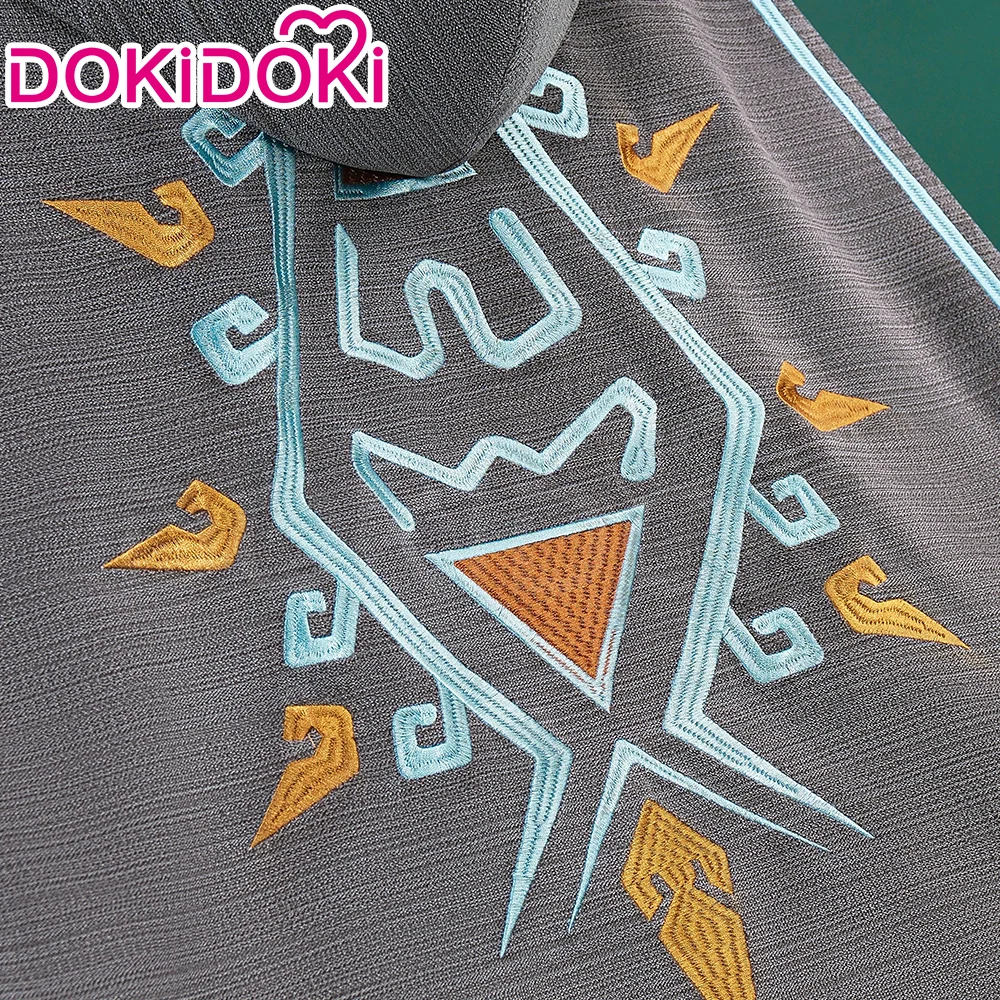 【Ready For Ship】【Last Batch】【Size S-3XL】DokiDoki Game Cosplay Costume Grey Cape Cloak - Image 3
