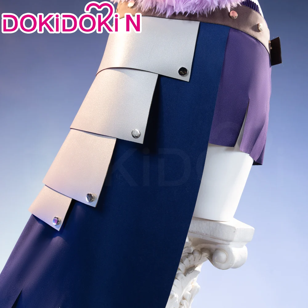 【Size S-3XL】DokiDoki-N Anime Cosplay Giant Purple Dress Costume Warland Kingdom Elbaf - Image 4