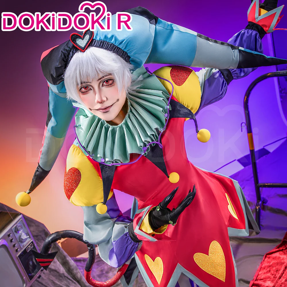 【Ready For Ship】【Size S-2XL】DokiDoki-R Anime Cosplay Bule Red Costume With Hat - Image 4