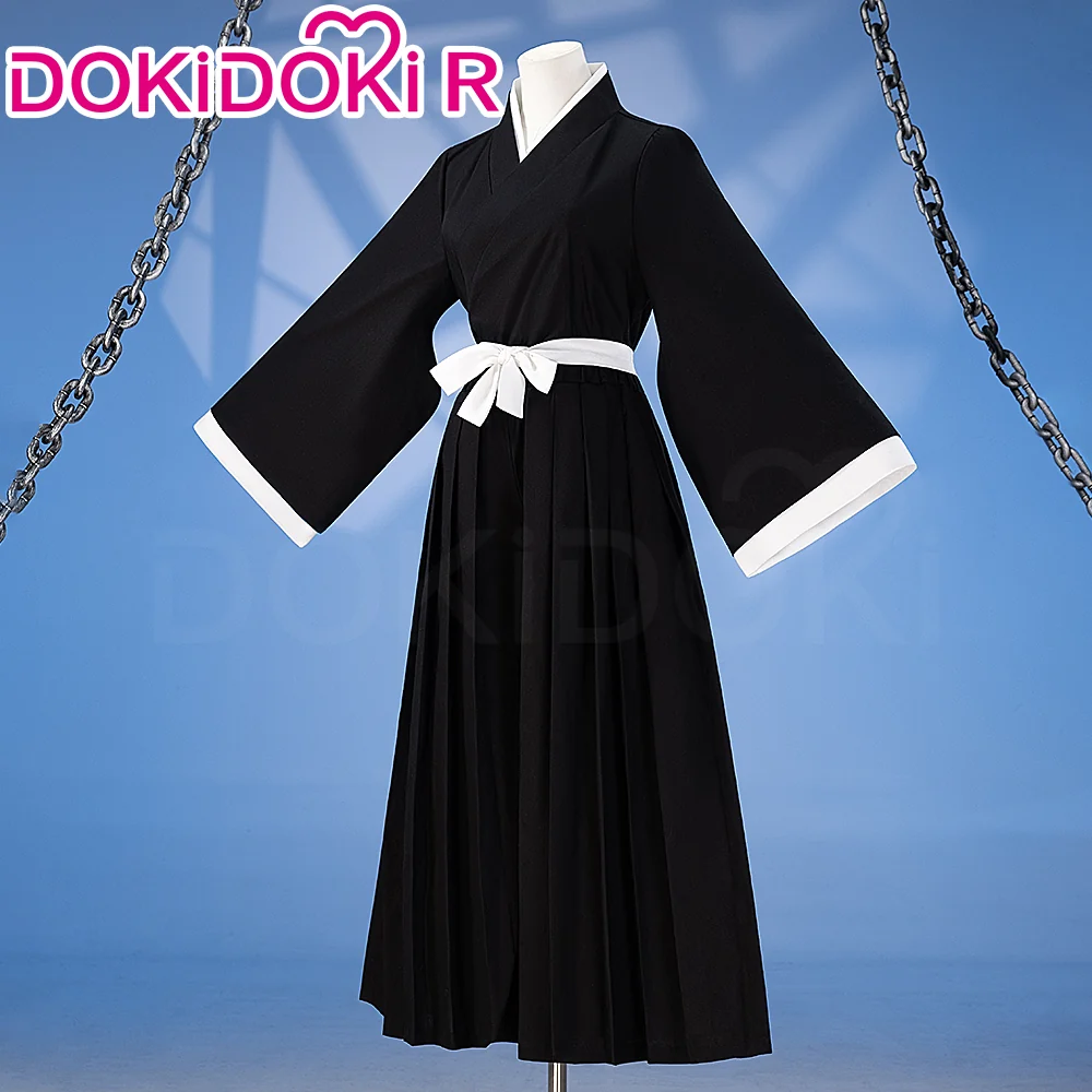 【Ready For Ship】【Size XS-3XL】DokiDoki-R Anime Cosplay Costume Halloween Black Kendo Hakama - Image 2