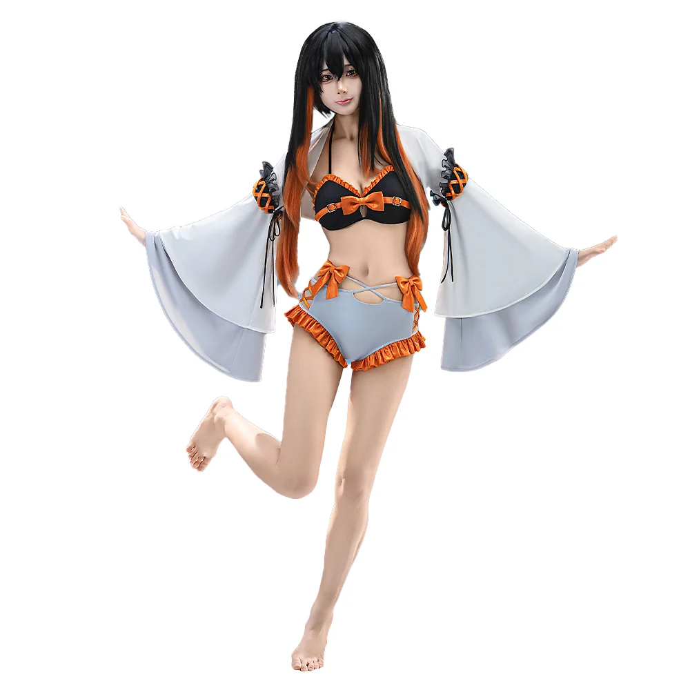 【Size S-3XL】DokiDoki-R Anime GACHIAKUTA Cosplay Amo Empool Costume SwimSuit - Image 5