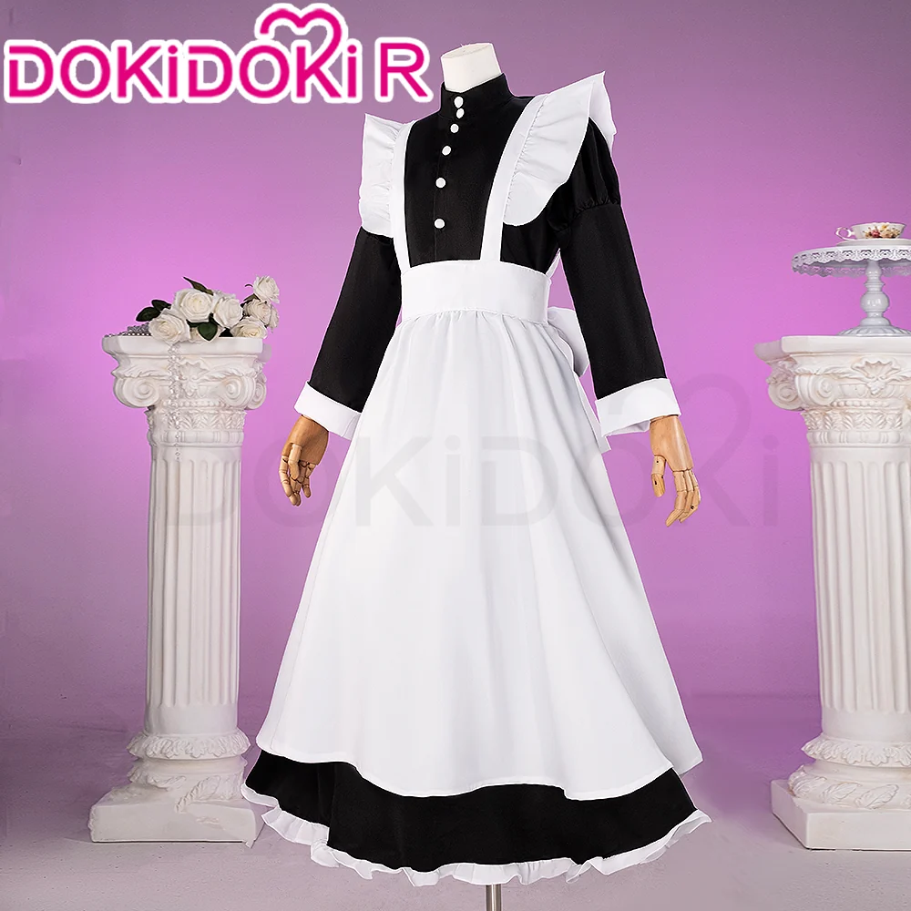 【IN STOCK】【Size S-3XL】DokiDoki-R Butler / Maid Male Female Costume Black White - Image 2