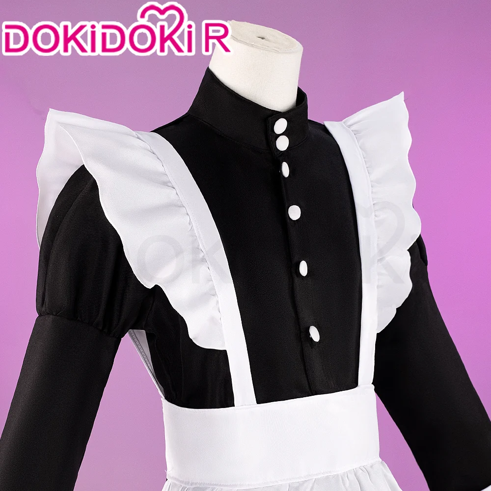 【IN STOCK】【Size S-3XL】DokiDoki-R Butler / Maid Male Female Costume Black White - Image 4