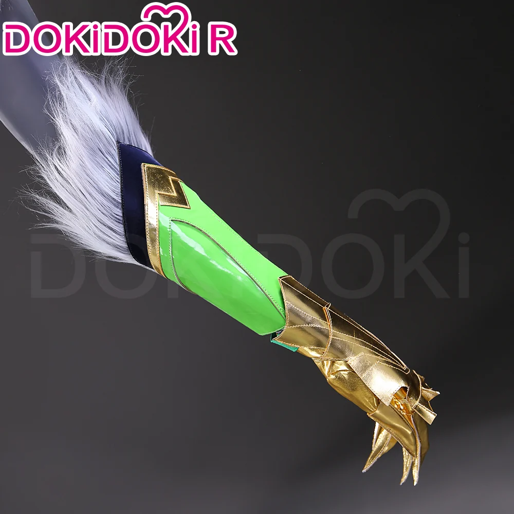 【Partially Ready For Ship】【Size S-3XL】DokiDoki-R Cosplay Costume Black Green Cloak Suit - Image 5