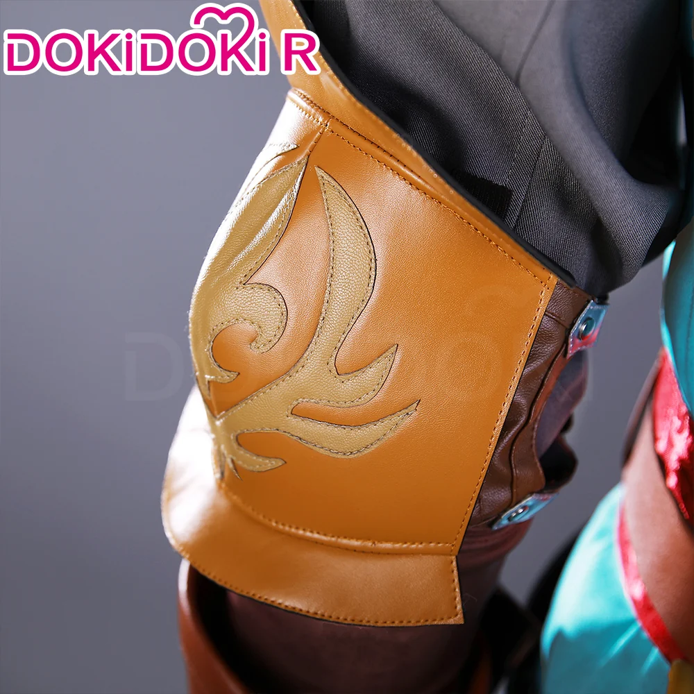 【Size S-3XL】DokiDoki-R Game Cosplay Protagonist Costume Blue Black Armor Prince - Image 5