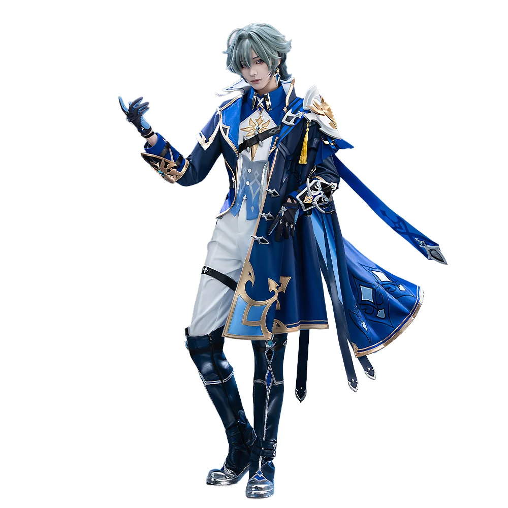 【Partially Ready For Ship】【Size XS-3XL】DokiDoki-R Game Genshin Impact Cosplay Lohen Costume - Image 5