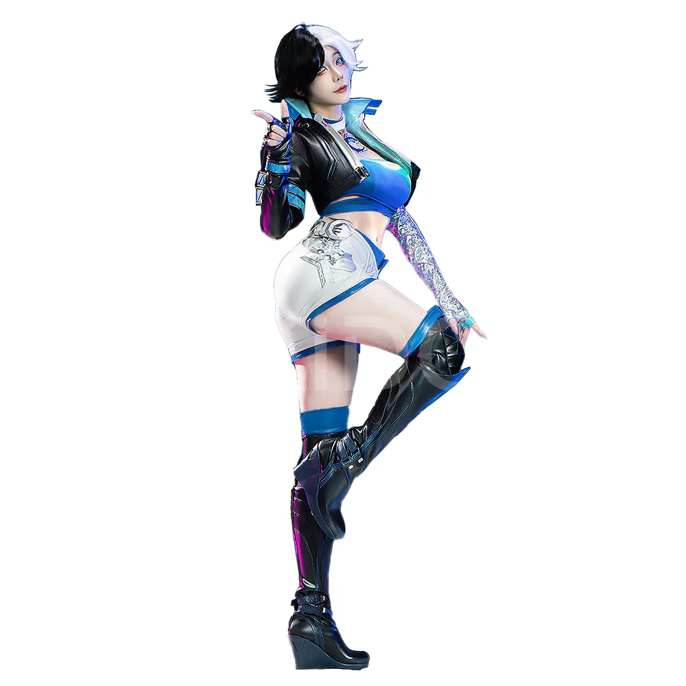 【Size S-3XL】Dokidoki-SR Game Cosplay Costume / Shoes Woman Snow - Image 10
