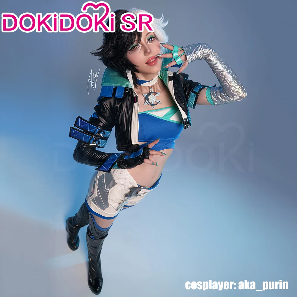 【Size S-3XL】Dokidoki-SR Game Cosplay Costume / Shoes Woman Snow - Image 2