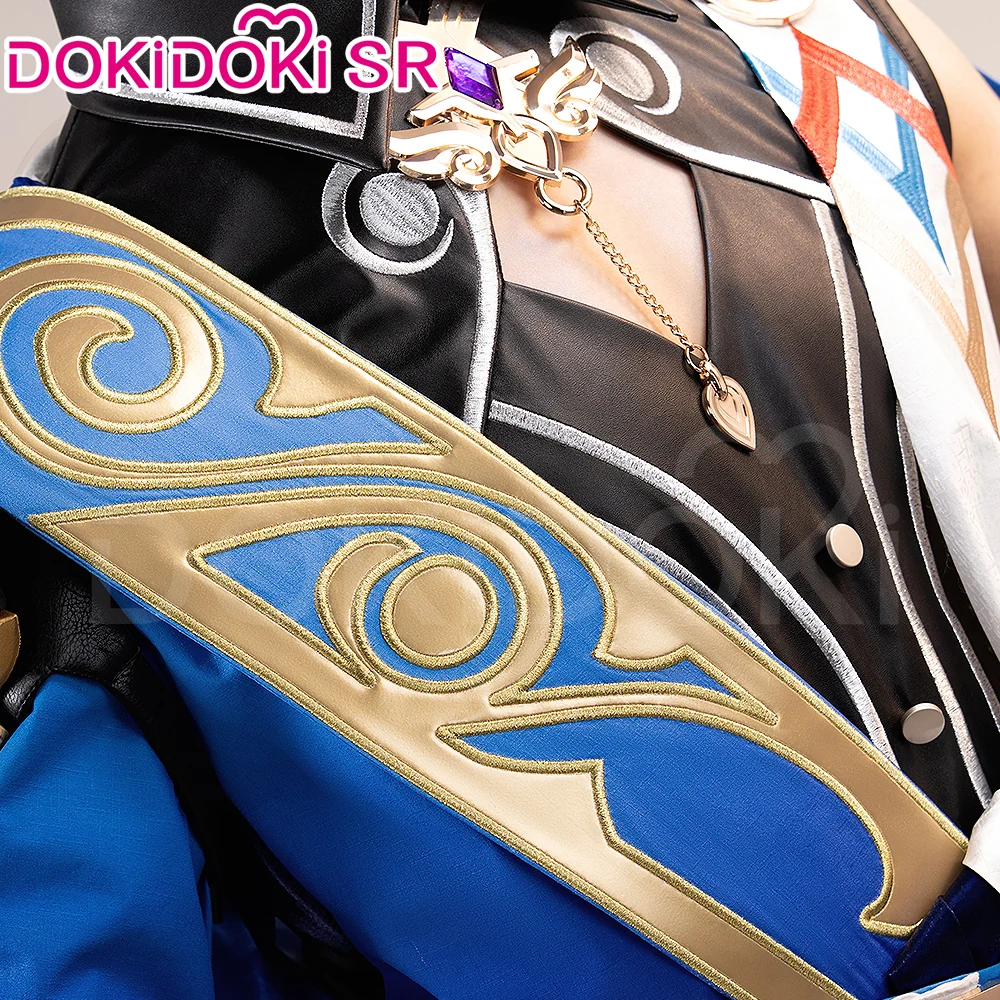 【Size S-3XL】DokiDoki-SR Game Honkai: Star Rail Cosplay Dr. Ratio Costume - Image 4
