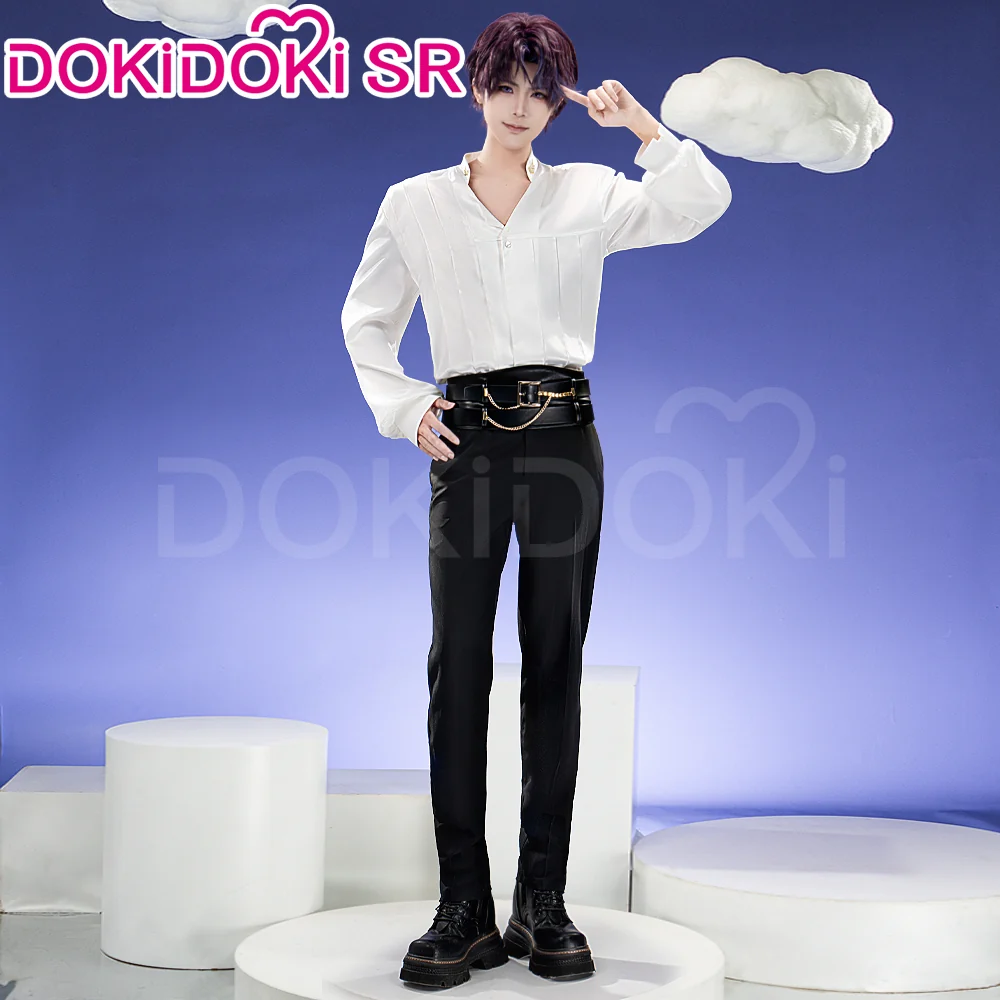 【Ready For Ship】【Last Batch】【Size S-3XL】DokiDoki-SR Game Love and Deepspace Cosplay Rafayel White Sand Phantom Costume White Skirt - Image 2