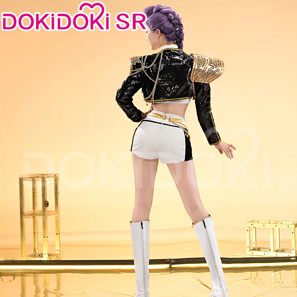 【Partially Ready For Ship】【Size S-3XL】【Last Batch】DokiDoki-SR Movie Anime KPOP KILLER Cosplay Costume 3D Printed / Vacuum Formed Shoulder Armor GOLD SERIES - Image 3