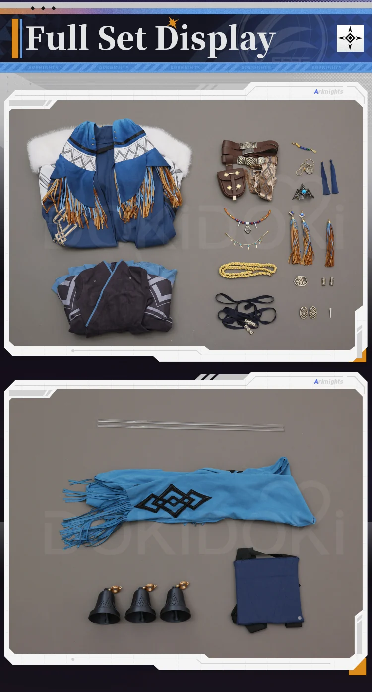 【Size S-XL】DokiDoki-SR Game Arknights Cosplay Pramanix the Prerita Costume Anya Silverash - Image 7