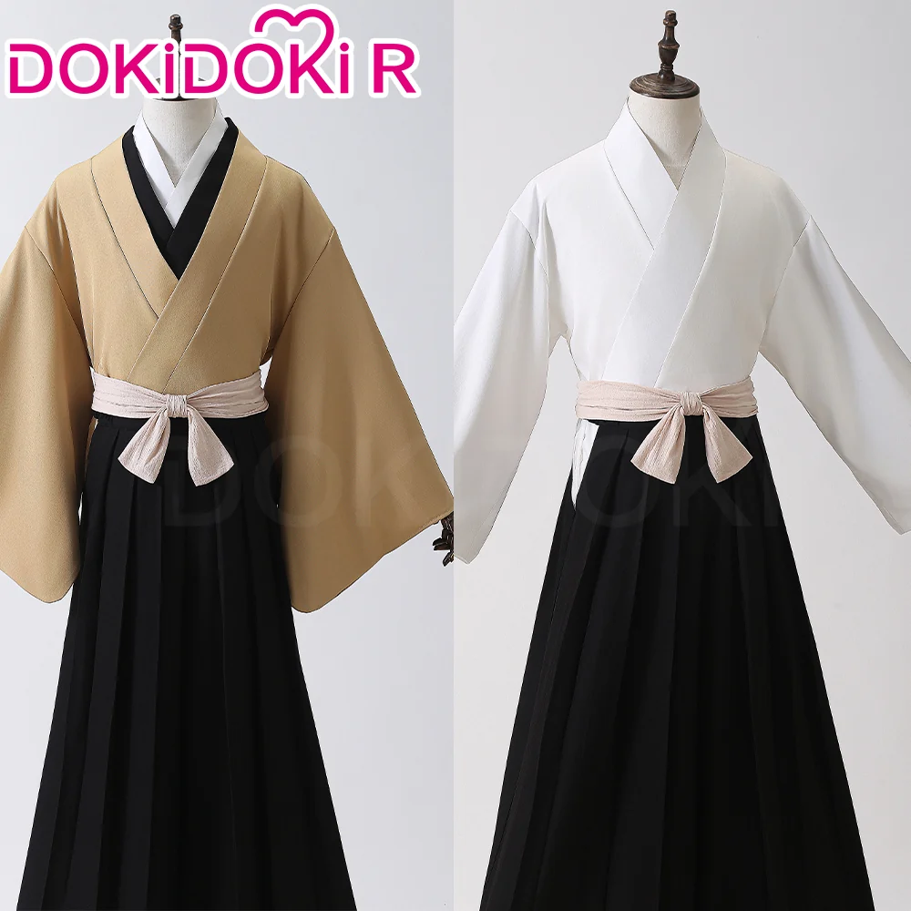 【Size XS-2XL】DokiDoki-R Anime Cosplay Costume Yellow White Inside With Red Haori - Image 3