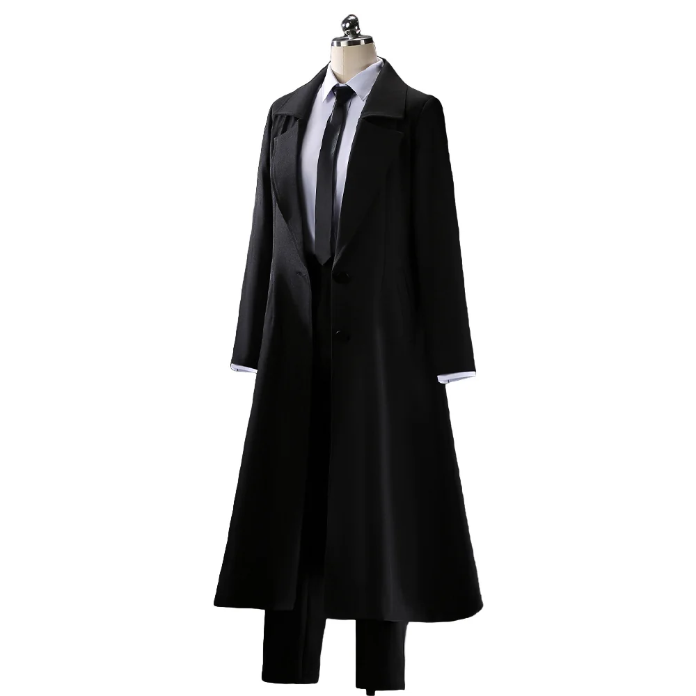 【Size XS-2XL】DokiDoki-R Anime Manga Cosplay Black Suit Costume - Image 6