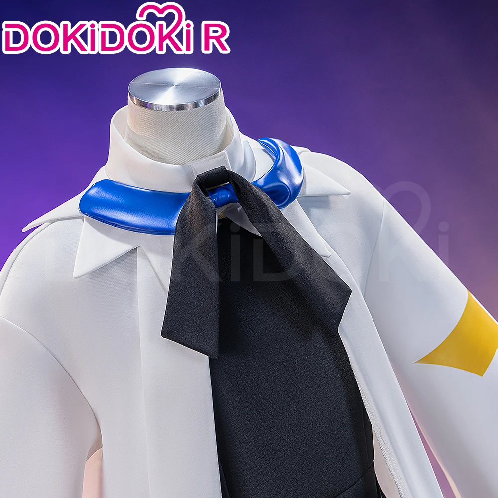 【Size XS-2XL】DokiDoki-R Game Cosplay Black White Cute Costume With Hat - Image 4