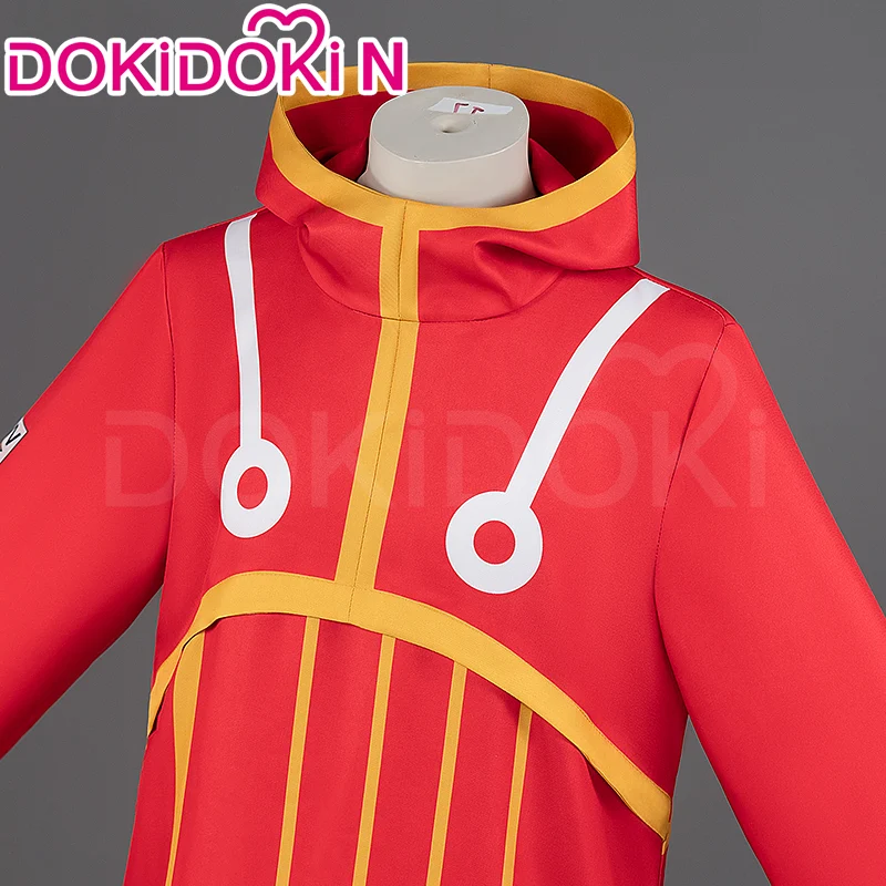 【Size S-3XL】DokiDoki-N Anime Cosplay Red Coat Costume Egghead Arc - Image 3