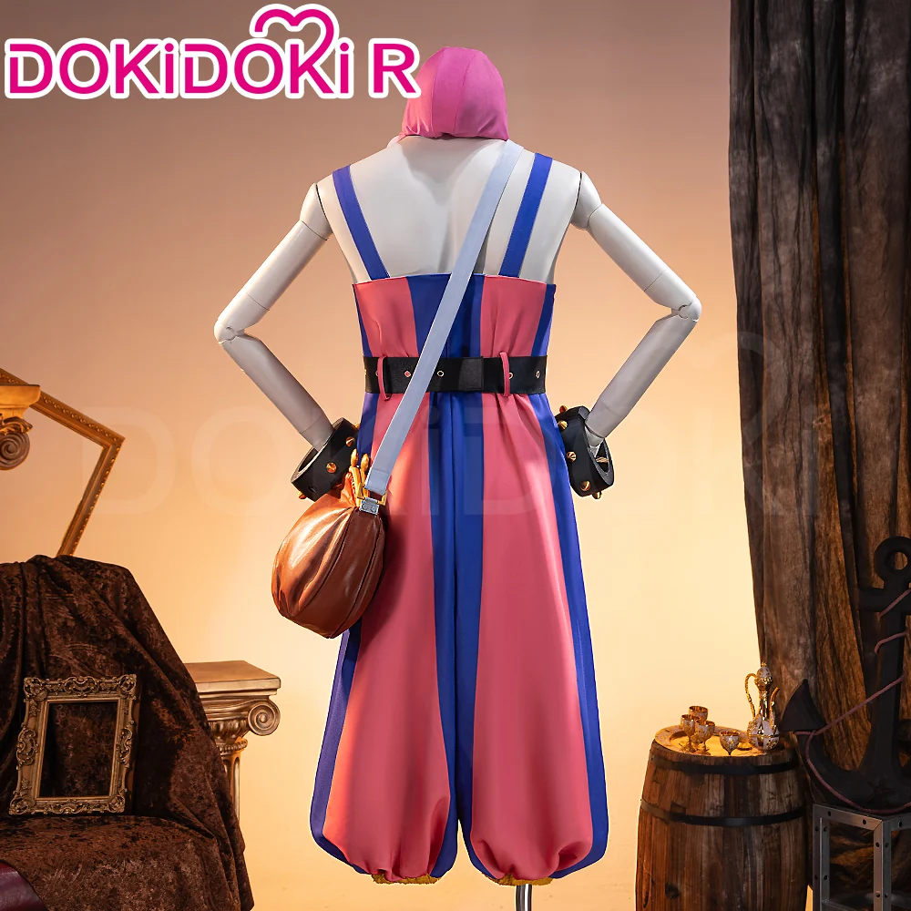 【Size XS-3XL】DokiDoki-R Anime Cosplay Costume Elbaph Arc Pink Purple With Pink Hat - Image 2
