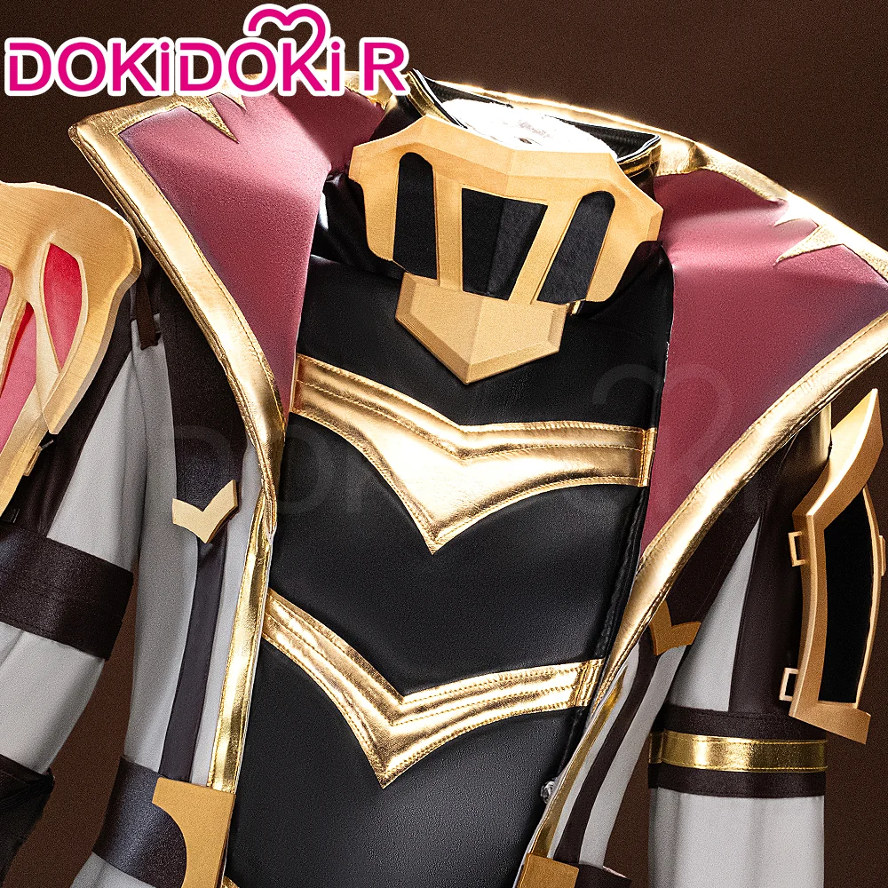 【Size XS-3XL】DokiDoki-R Game Cosplay Male Survivor Costume White Black Suit - Image 4