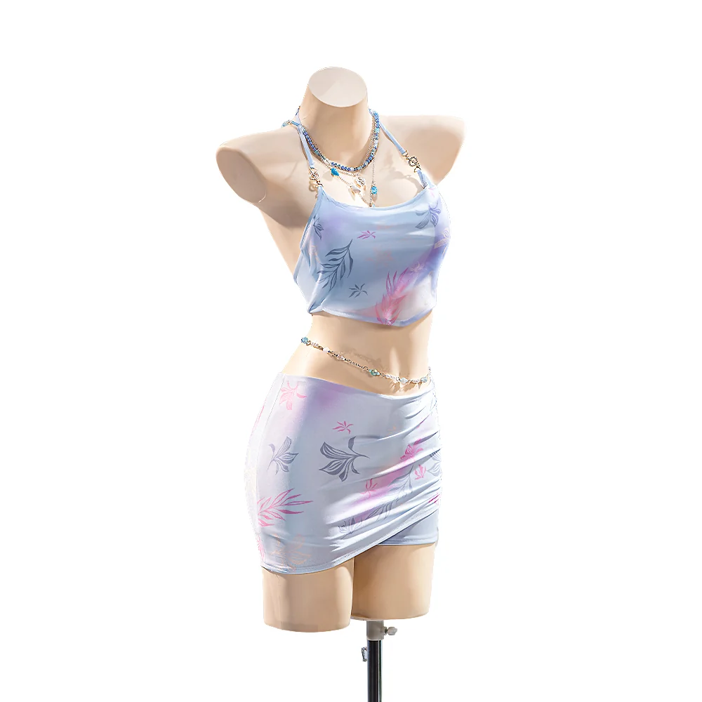 【Ready For Ship】【Accessories Included】【Size XS-3XL】DokiDoki-R Game Love and Deepspace Cosplay Protagonist MC Midsummer Swimsuit Costume Casual Wear Zayne lads - Image 5