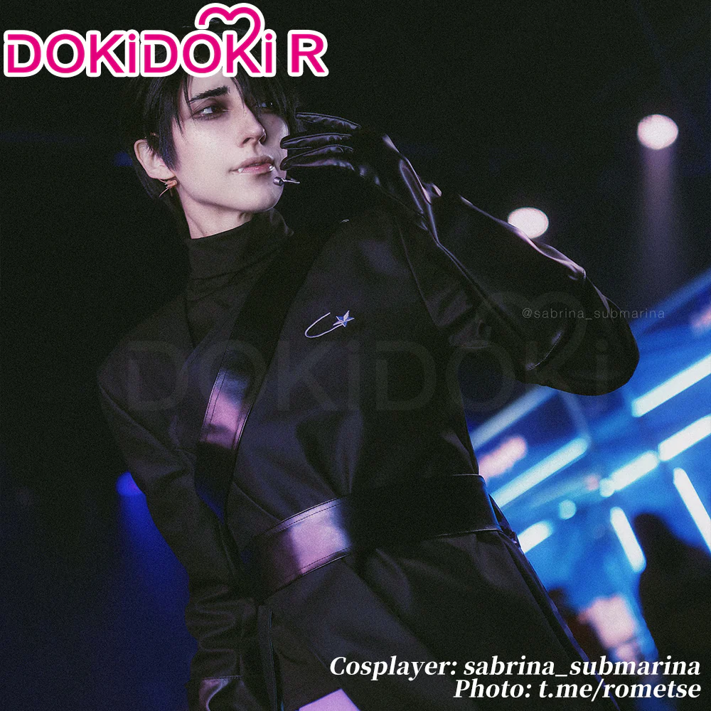【Ready For Ship】【Size S-3XL】DokiDoki-R Music Video Cosplay Costume R3 Black Sorrow