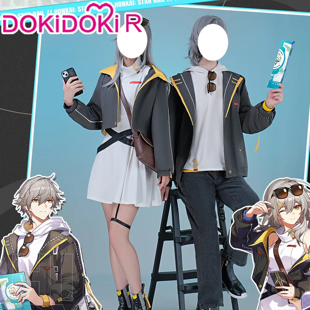 【Ready For Ship】【Last Batch】DokiDoki-R Game Honkai: Star Rail Cosplay Trailblazer Stelle / Caelus Costume World Travel Doujin Casual Wear