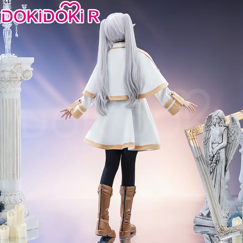 【Partially Ready For Ship】【Size XS-XL】DokiDoki-R Anime Cosplay Costume White Cape Gold Trim Casual Wear - Image 2