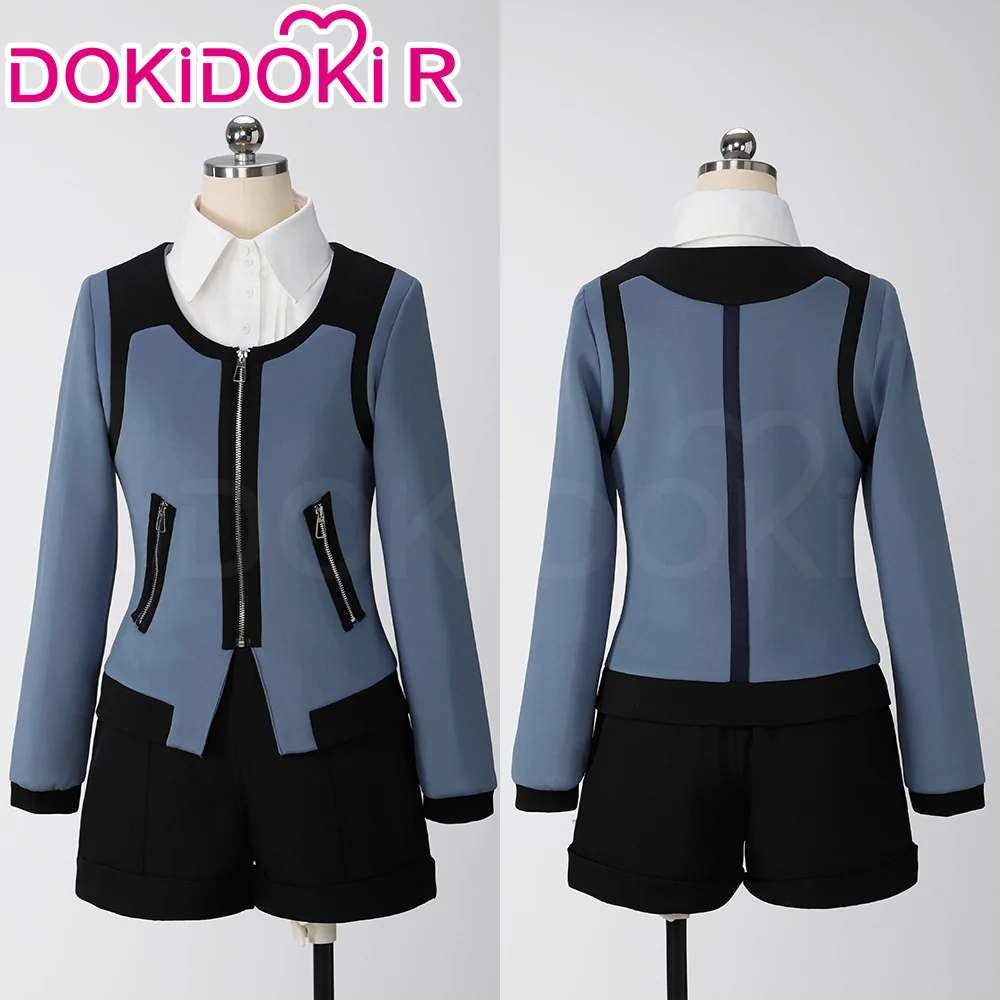 【Size XS-XL】DokiDoki-R Anime Cosplay Blue Costume Halloween - Image 2