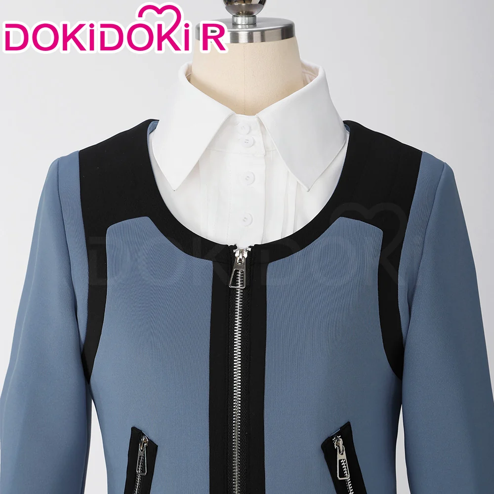 【Size XS-XL】DokiDoki-R Anime Cosplay Blue Costume Halloween - Image 3