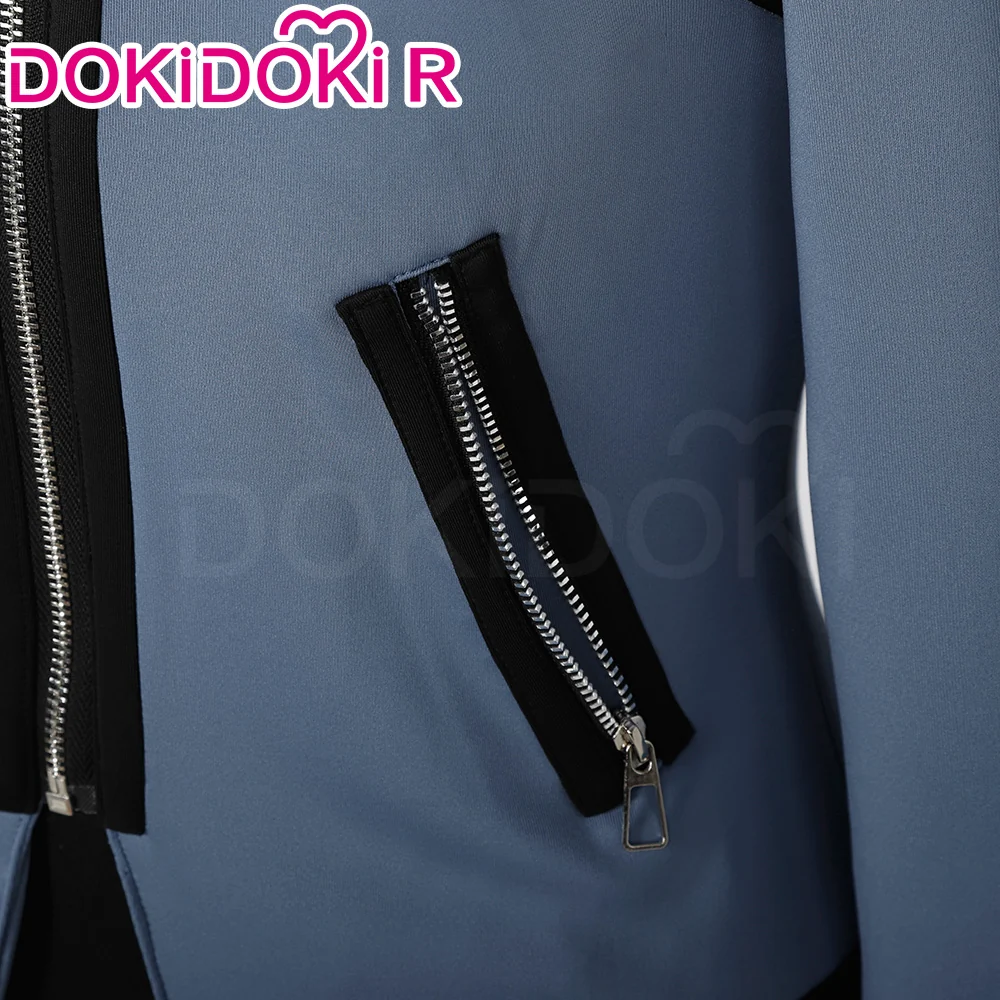 【Size XS-XL】DokiDoki-R Anime Cosplay Blue Costume Halloween - Image 5