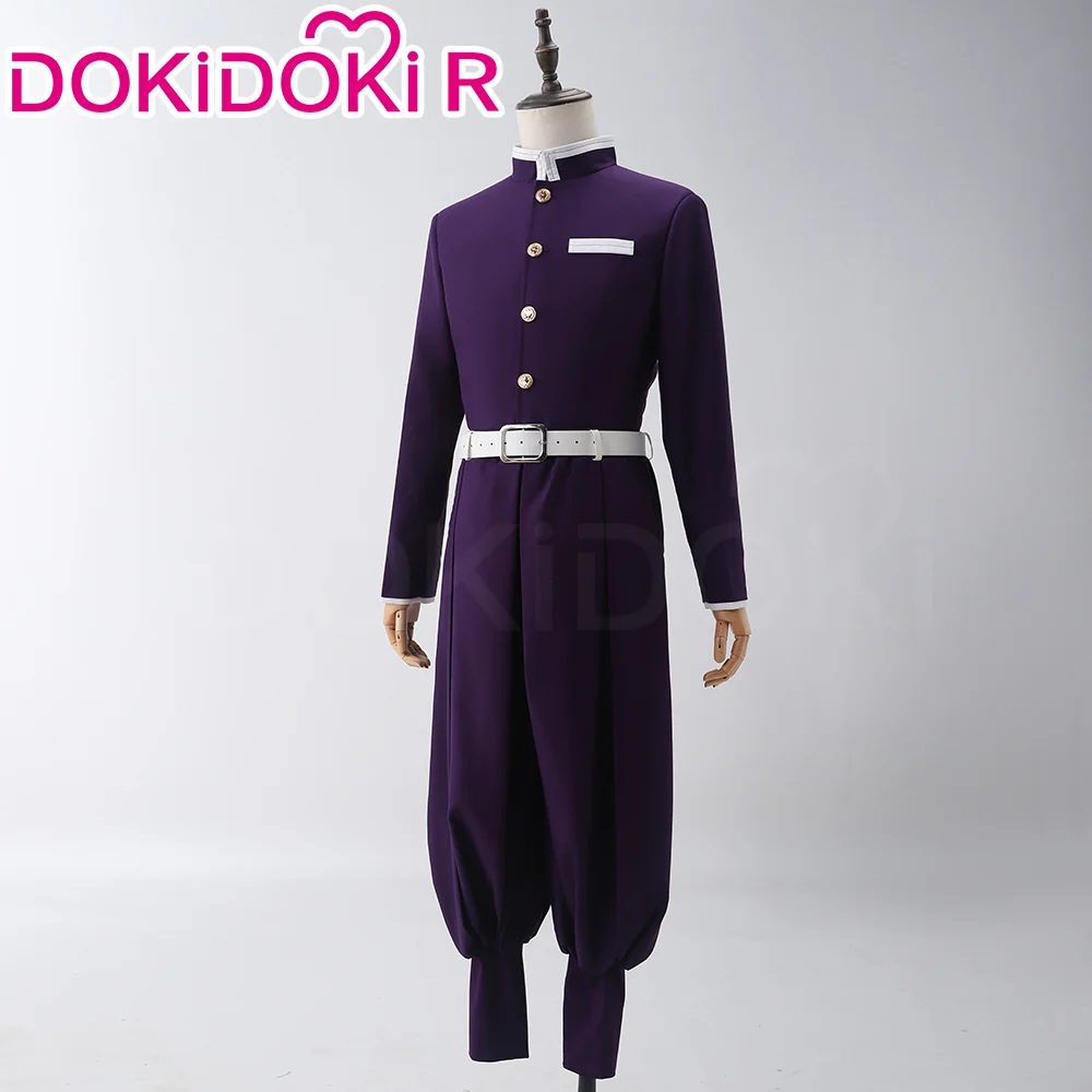 【Size XS-XL】DokiDoki-R Anime Cosplay  Women Purple Uniform Kimono Halloween - Image 3