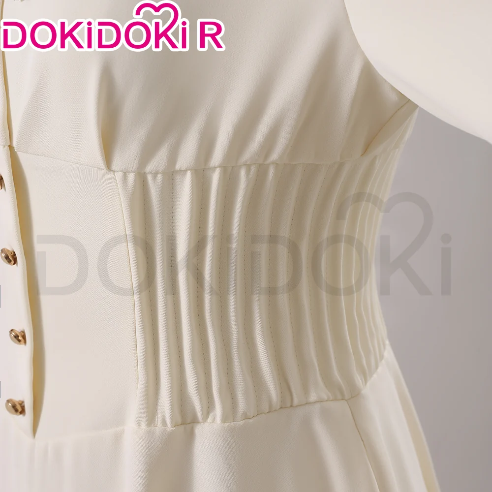 【Partially Ready For Ship】【Size XS-XL】DokiDoki-R Anime MARRIAGETOXIN Cosplay Mei Kinosaki Costume White Dress - Image 4